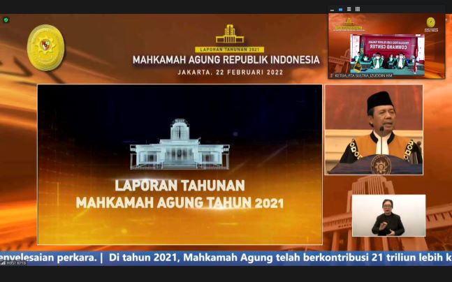 Pta Sultra Menghadiri Sidang Istimewa Laporan Tahunan Mahkamah Agung Ri